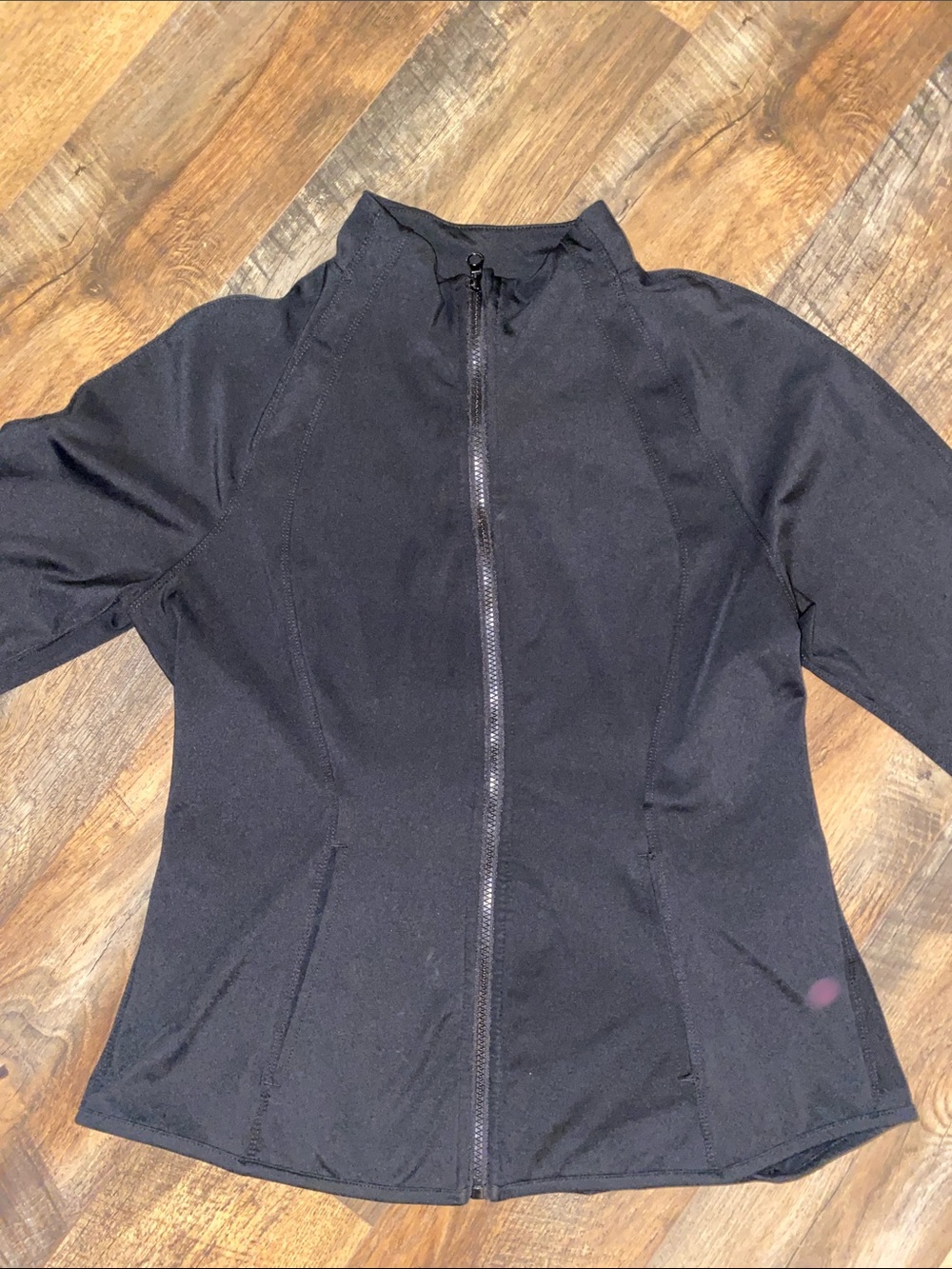 Yogalicious Black Women's Zip Front Bomber Jacket